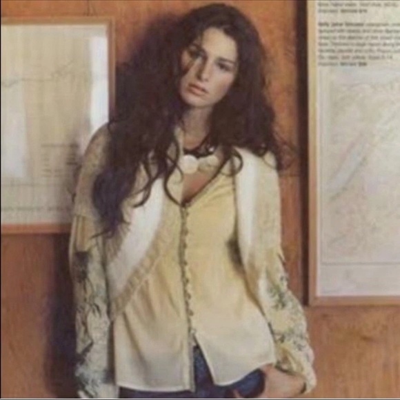 Anthropologie Sleeping on Snow Utopia Angora Wool Blend Shrug Cardigan Sweater S - Picture 1 of 6